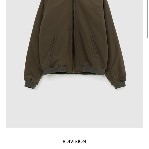 에잇디비전 레디투웨어 봄버재킷