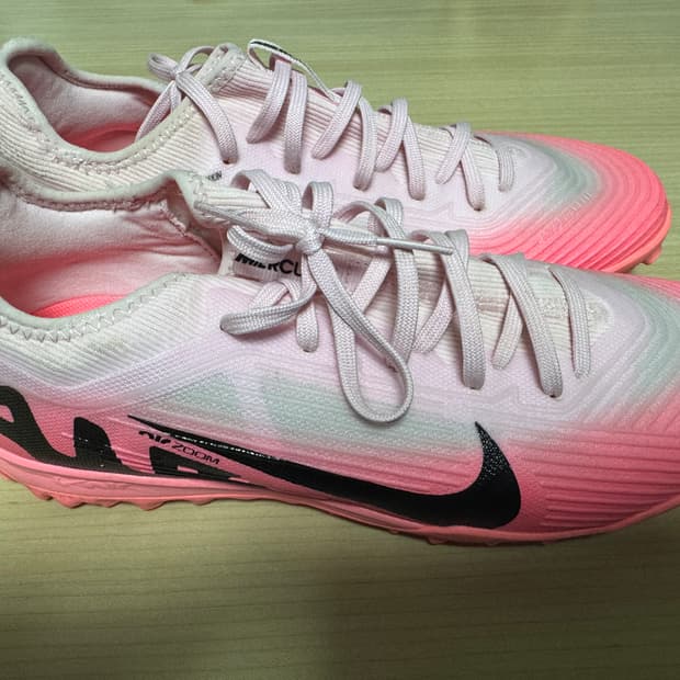 (265) 나이키 줌 머큐리얼 베이퍼 15 프로 TF 핑크 폼 블랙