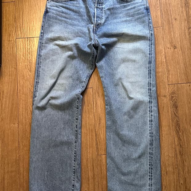 데밀 009R 데님 워싱 청바지 W34 연청