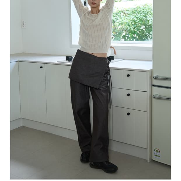 awit 어윗 레이어드 랩 팬츠 (새상품급)