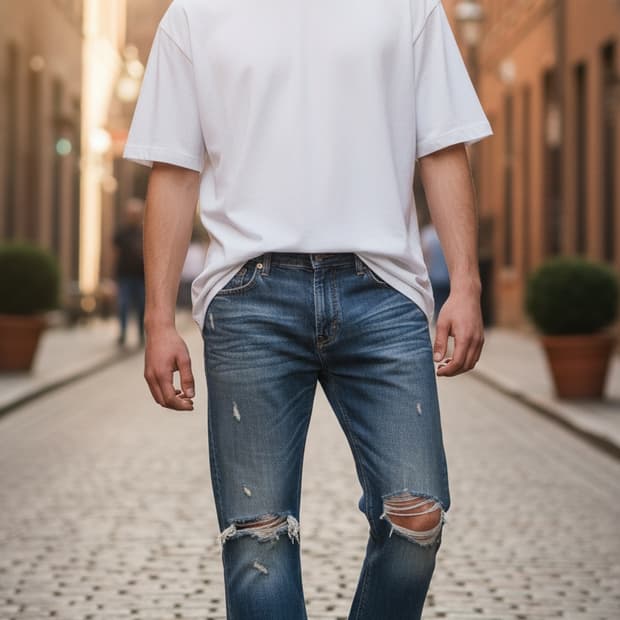 (찢청)Britpop Denim InCrux 런던&브리티쉬 데미지진