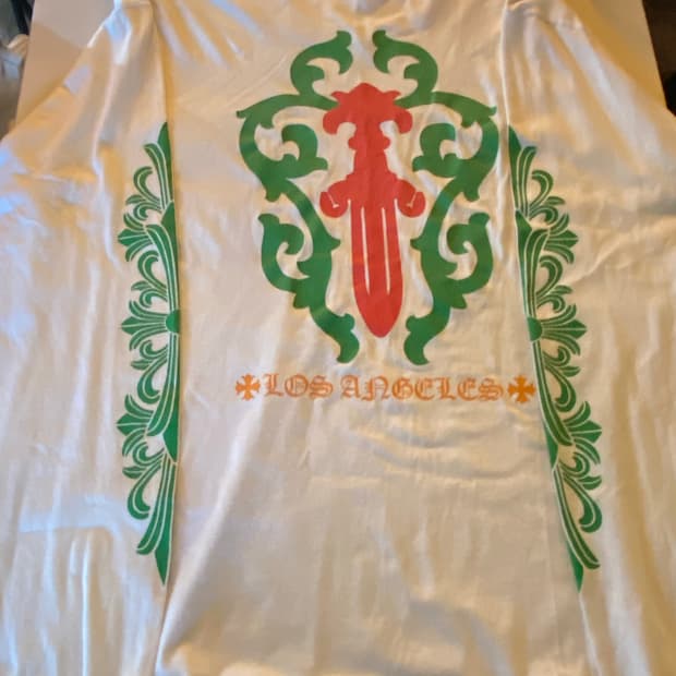 크롬하츠 대거 플로랄 로스엔젤레스 롱슬리브 사이즈 xl (인보이스 포함)