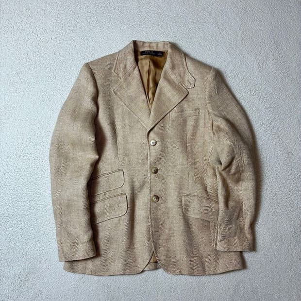 폴로 랄프로렌 우먼스 해링본 린넨 블레이저 자켓 PN7603