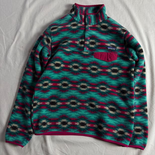 Patagonia 파타고니아 WDBG 아즈텍 플리스 풀오버 M