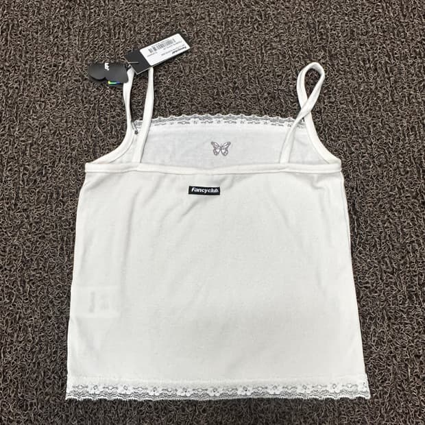 [새상품] Fancyclub 네스티팬시클럽 여성 레이스 끈 민소매 나시