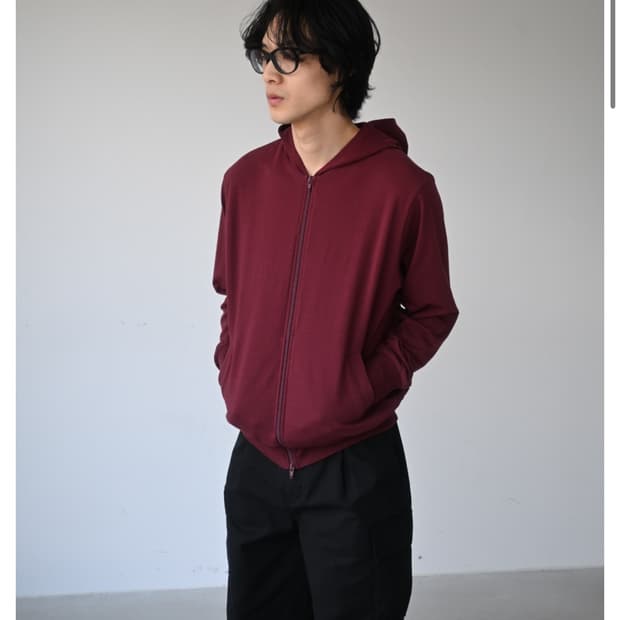 하프시코드 유니폼 후드집업 버건디 3사이즈