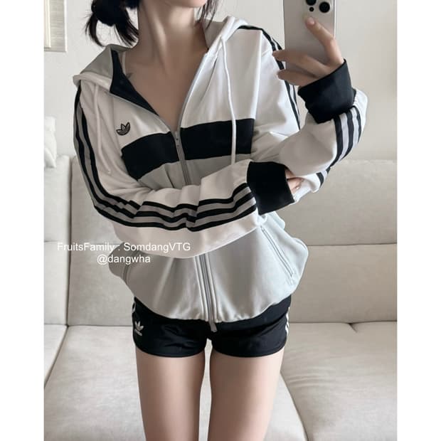 아디다스 00s 오레오 후드집업