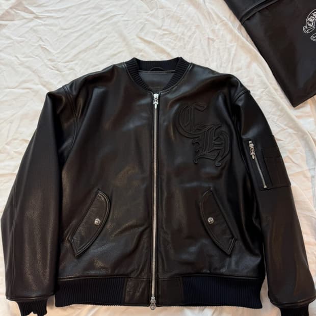 크롬하츠 헤비레더 CH ma-1 봄버 자켓