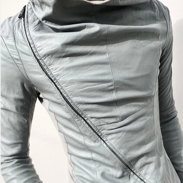 엠포리오 아르마니 램스킨 slave jacket