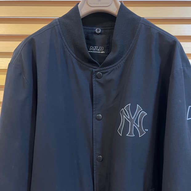 엠엘비 MLB 남성 블랙 뉴욕양키즈 바시티자켓 야구점퍼 블루종점퍼