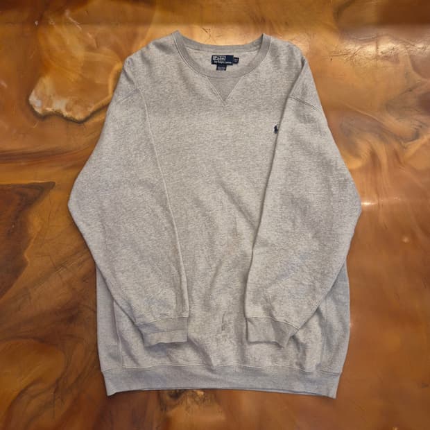 폴로랄프로렌 그레이 맨투맨 XLT