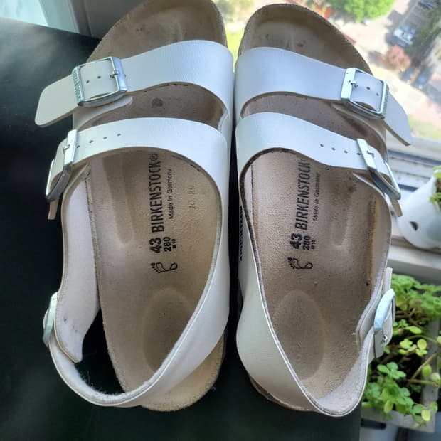 여름 코디 완성! 발 편한 버켄스탁 밀라노 화이트 (280/레귤러)