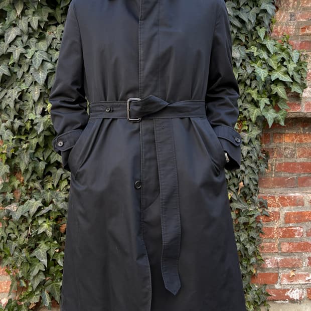 vintage 닥스 실크 혼방 트렌치코트