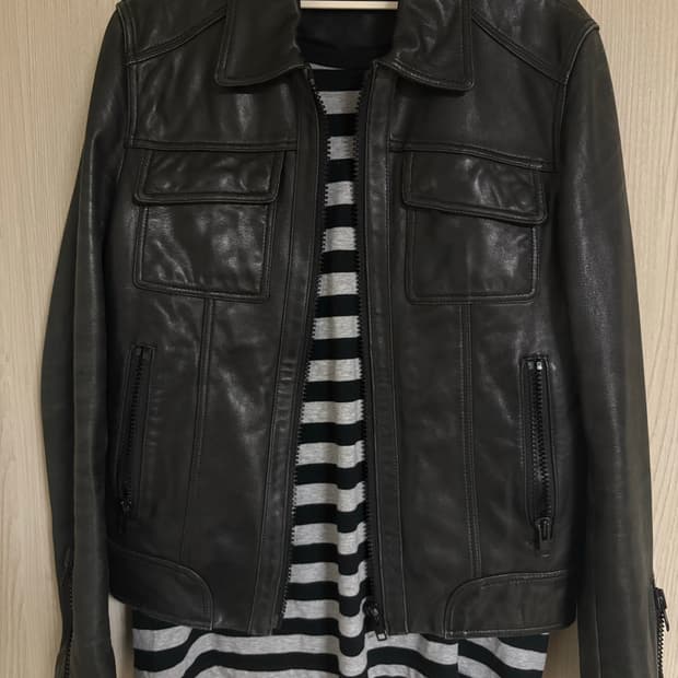 빈티지 레더 자켓