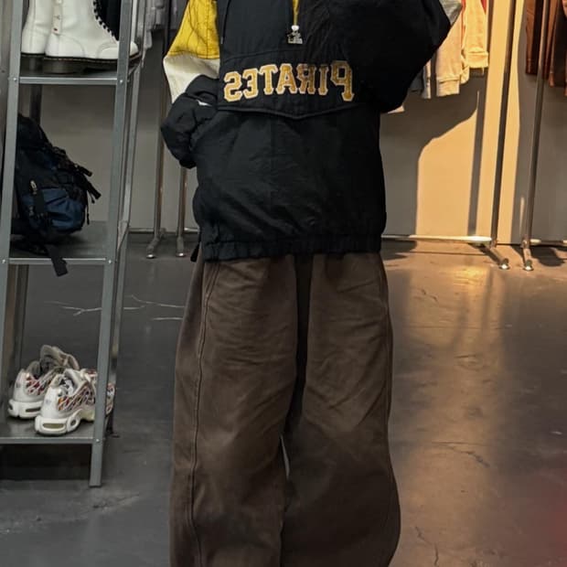 스타터 올드스쿨 피츠버그 파이리츠 아노락 바람막이 A3258