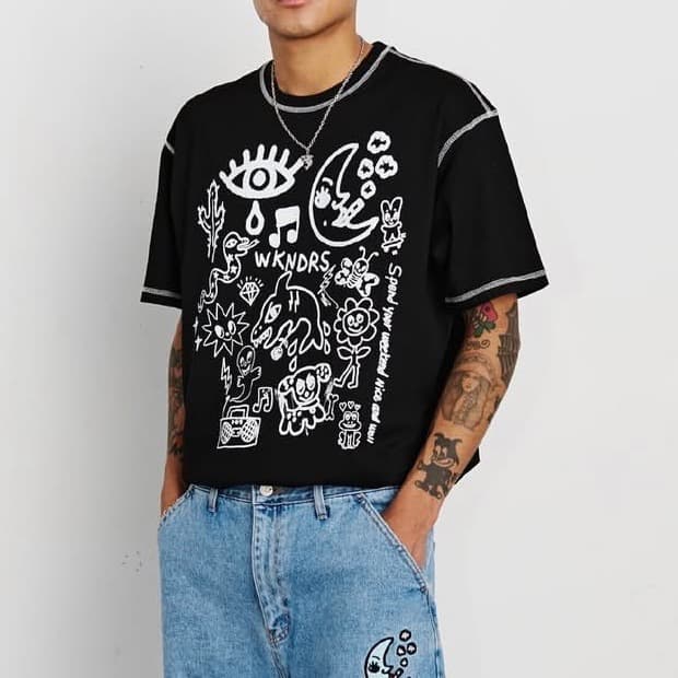 WKNDRS ISCREAM 위캔더스 아이스크림 컬렉션 반팔티 