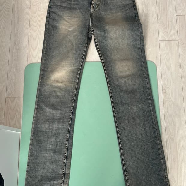 보헤미안서울) 하이웨스트 데님 팬츠 (L)