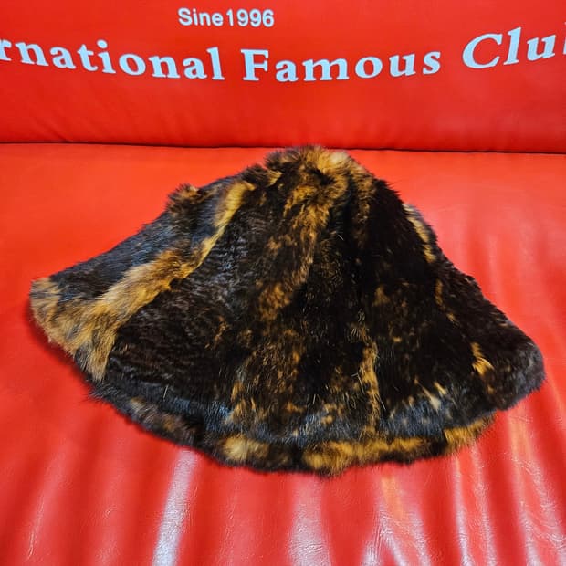 39모피 Rabbit Fur 그라데이션 버킷햇 Free