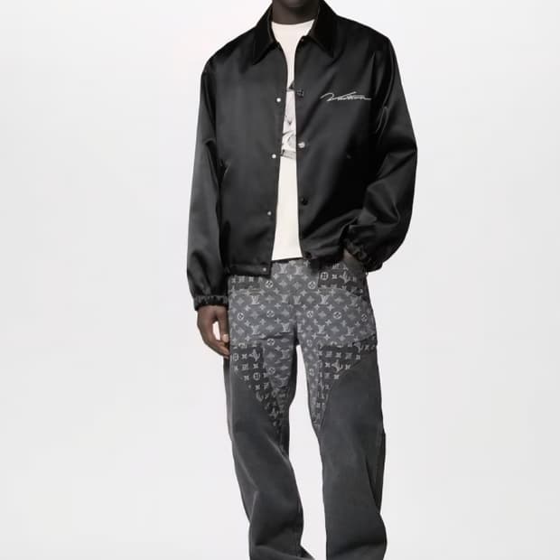 루이비통 버질아블로 버드 프린팅 코치 자켓