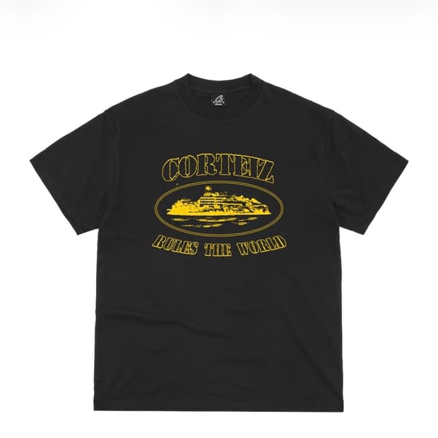 코르테이즈 OG 알카트라즈 티셔츠 블랙 옐로우 xl