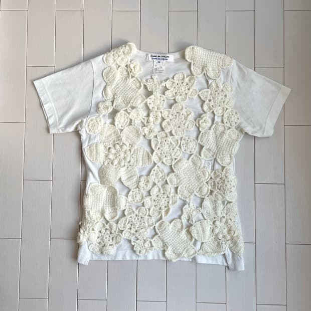 Comme des garcons croche top