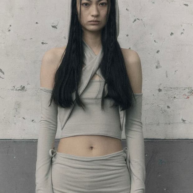 Bohemian seoul off shoulder cross hoodie