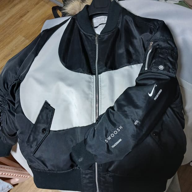 nike 나이키 양면 항공 점퍼 패딩 리버서블 가을 겨울 자켓