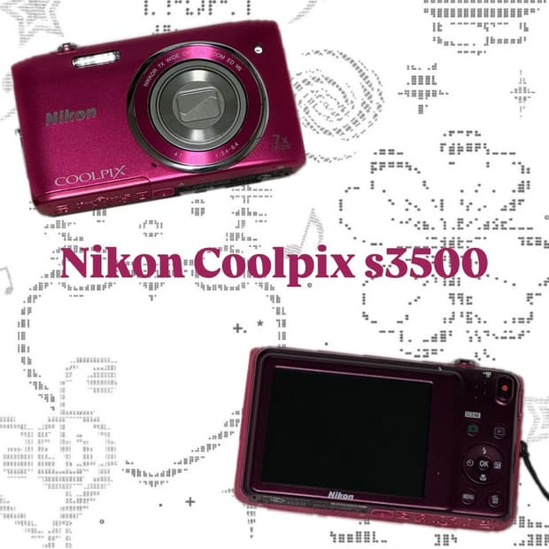 🎀 빈티지디카 Nikon coolpix 쿨픽스s3500 🎀 민트급💗