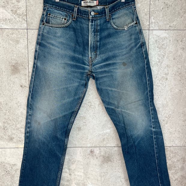 리바이스 505 레귤러핏 데님 W36