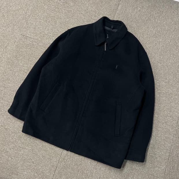 YSL 입생로랑 모직 블루종 자켓