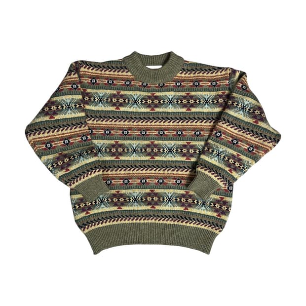 [Michael Ross] 마이클로스 페어아일 울 니트