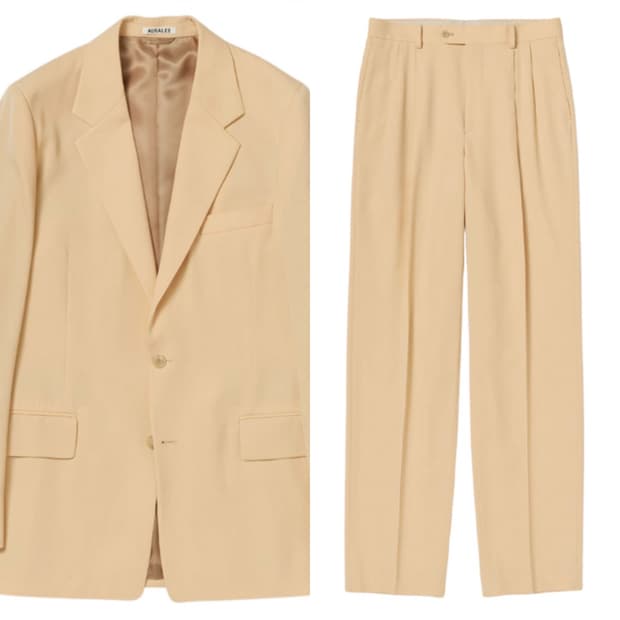 Auralee 오라리 라이트울 수트 셋업 새상품