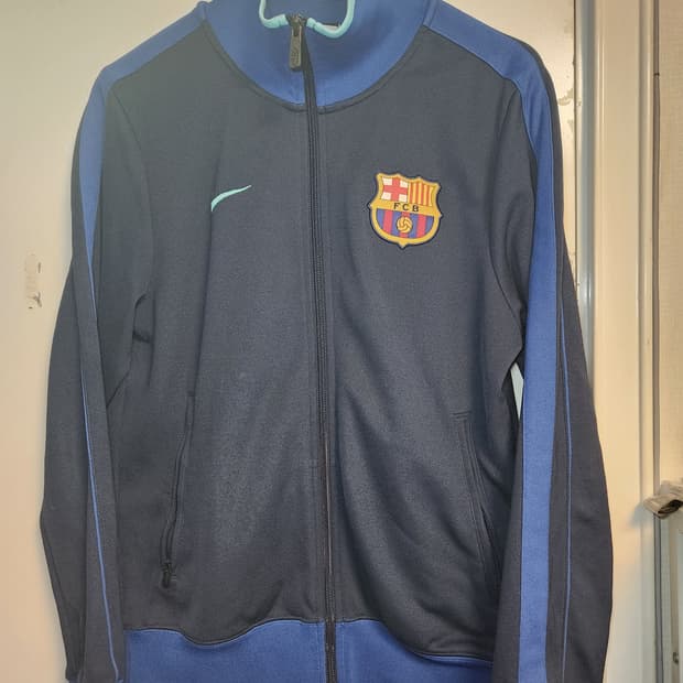 나이키 11-12 바르셀로나 트랙탑 져지 S