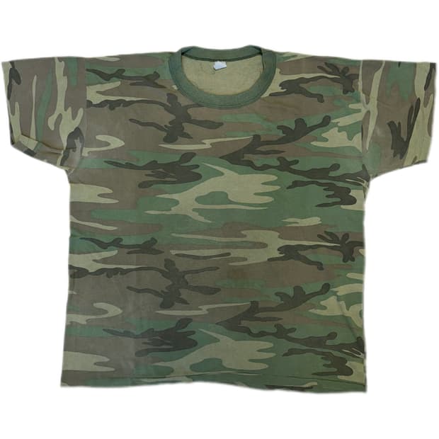 90s Vintage Greenwood Camo T Shirt