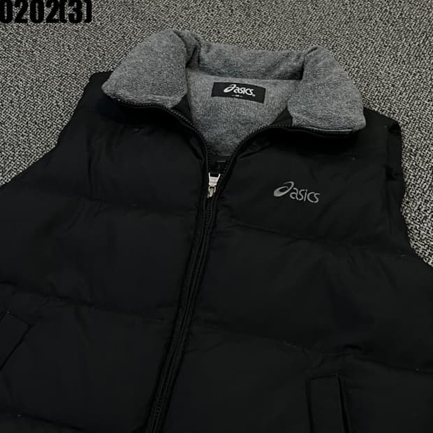 아식스 패딩 조끼