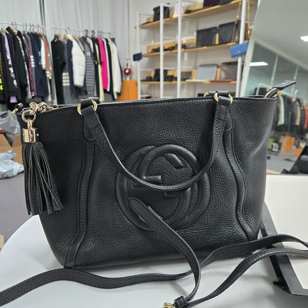 [A급컨디션] 구찌 소호 테슬 숄더백