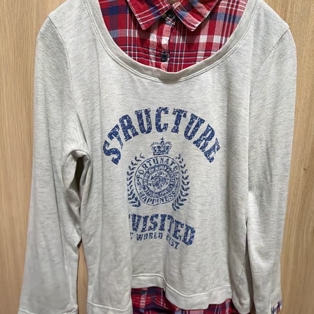 레이어드 맨투맨 롱슬리브