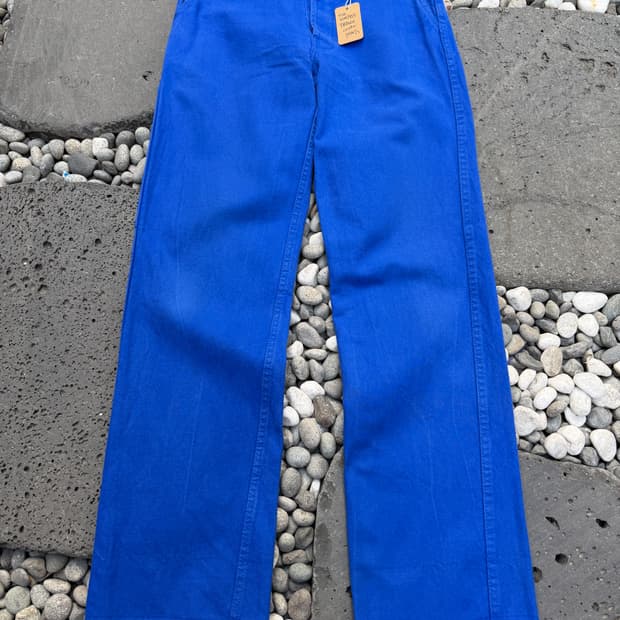 OLD VINTAGE WASHED BLUE 빈티지 프렌치워크팬츠