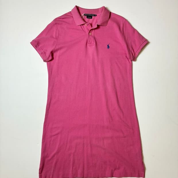 폴로 랄프로렌 피케 폴로 코튼 원피스 PN9464