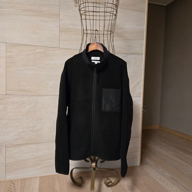 [m] COS 코스 남성 투웨이 플리스 집업 자켓