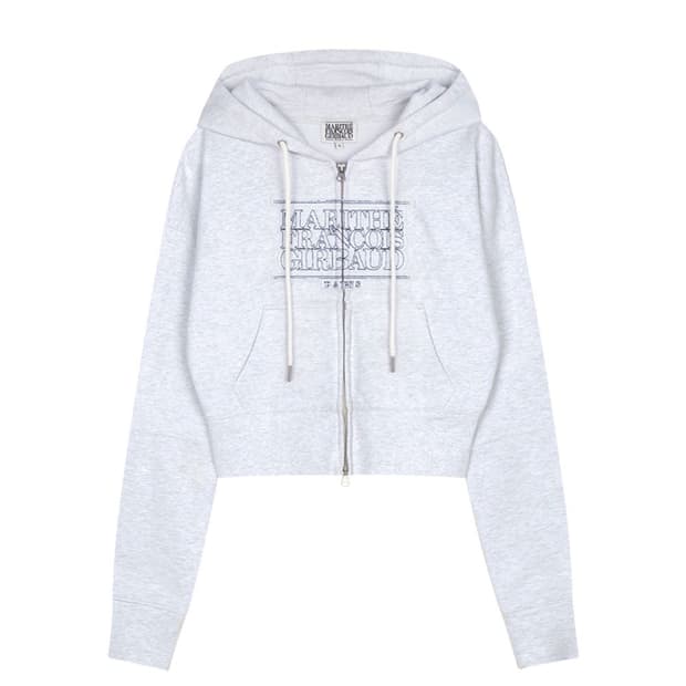 마리떼 프랑소와 저버 클래식 로고 크롭 후드집업