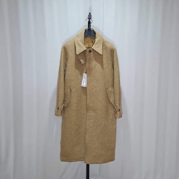 (새상품) LEMARD 르마드 머스타드 울 발마칸 롱 코트 L B78