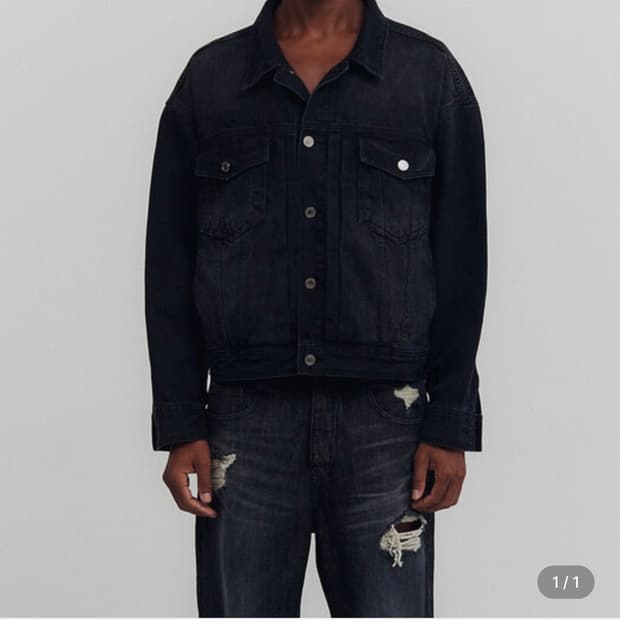 라그랑지 워싱 데님 자켓 L