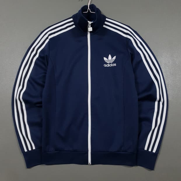 95 (M) 아디다스 유로파 파이어버드 트랙탑 져지 네이비 y2k