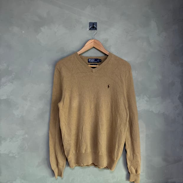 폴로 랄프로렌 램스울 니트 브라운