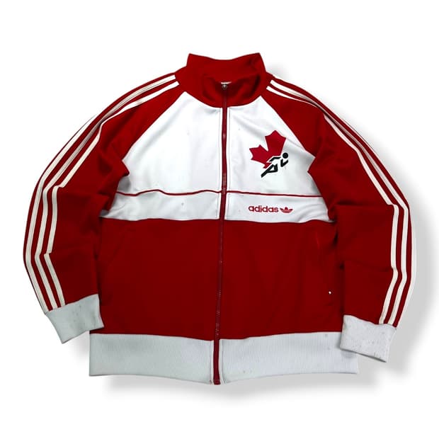 100 90s 아디다스 캐나다 흰빨 트랙탑 져지
