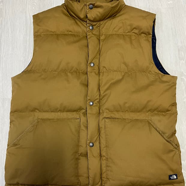 노스페이스 거위털 패딩조끼 XL