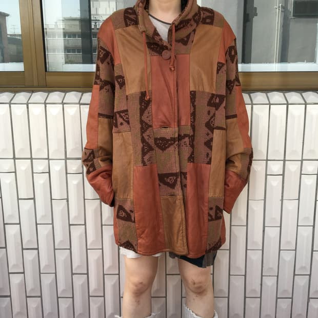 Nomadic mood leather coat