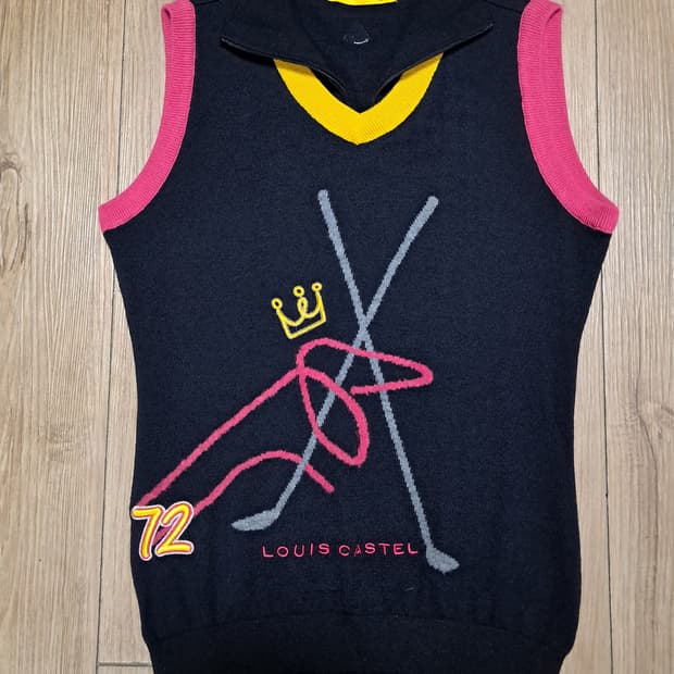 루이까스텔 니트 조끼 90