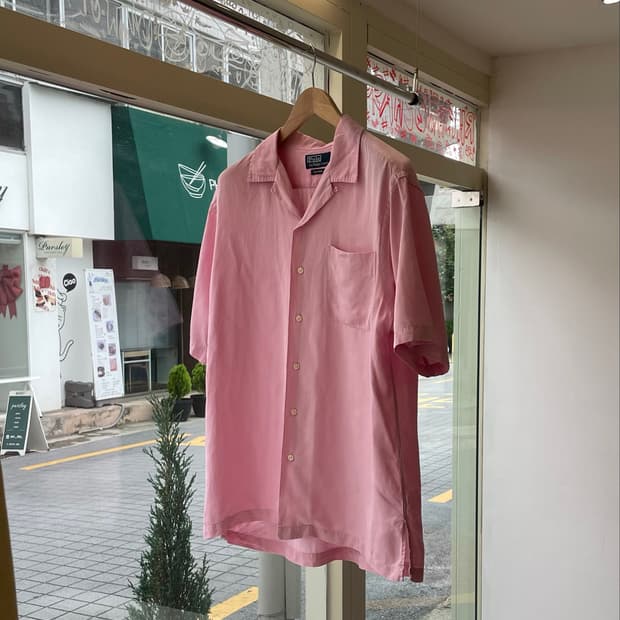 90’s Polo RL Caldwel shirt 폴로 칼드웰 실크 셔츠